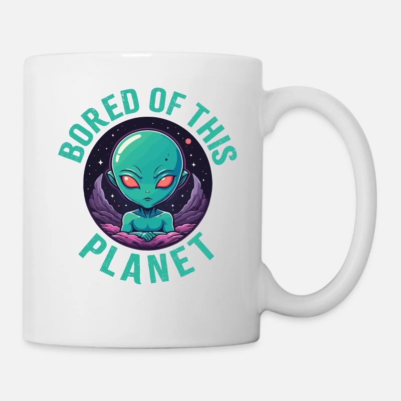 Marre de cette planète. - Mug blanc - blanc