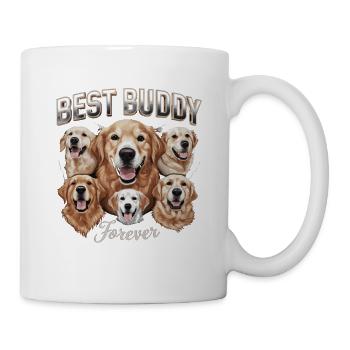 Golden Retriever Hundeliebhaber - Tasse - Weiß - Rechts
