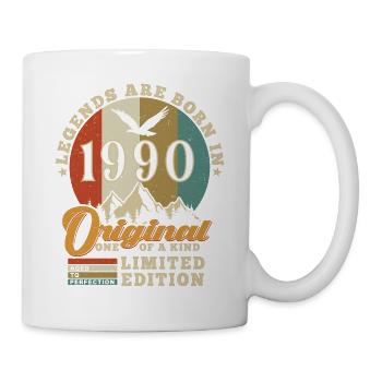 Original 1990 Birthday Gift 1990 Authentic - Mug - white - Right