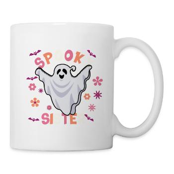 Funny Halloween Sister Spooky Sister - Mug - white - Right