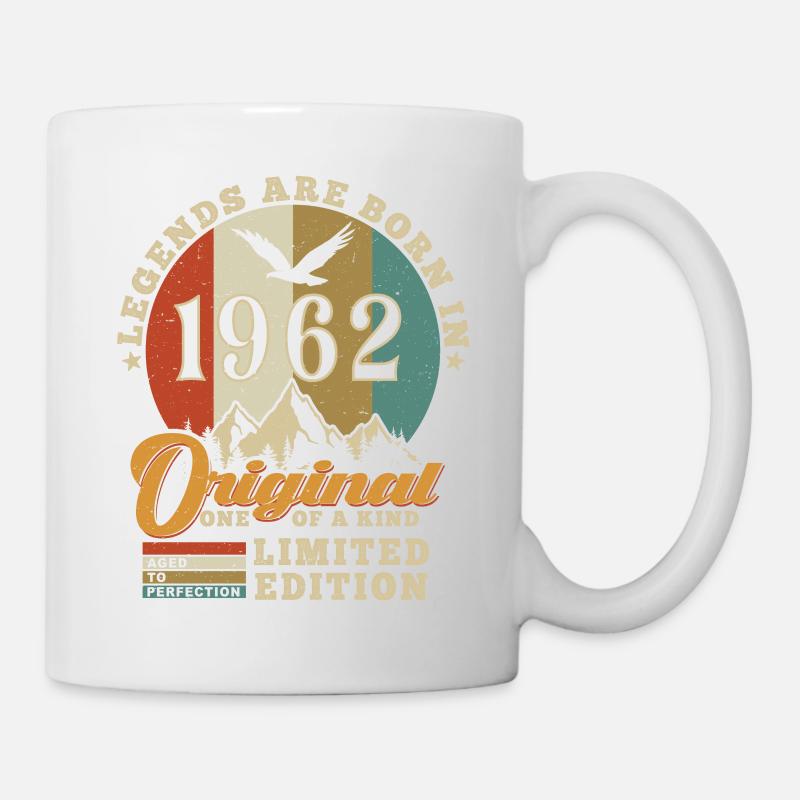 Original 1962 Cadeau D'anniversaire 1962 Authentic - Mug blanc - blanc