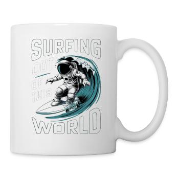 Surfing Out of This World - Humor - Mug - white - Right