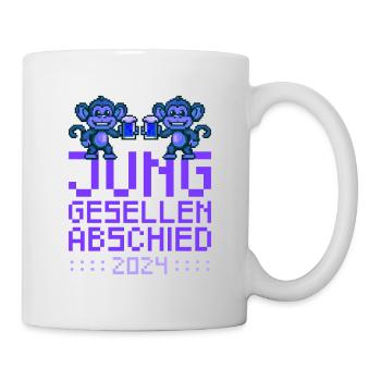 Monkey Bachelor Party 2024 Party - Mug - white - Right