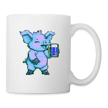 Pork Beer Party Funny - Mug - white - Right