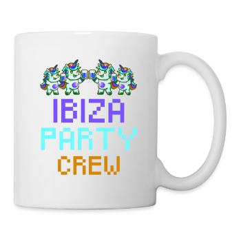 Einhorn Ibiza Party Crew Lustig - Tasse - Weiß - Rechts