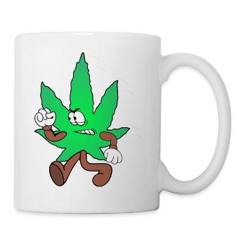 Der Bloom - Weed Cannabis Stoned Hanf Marihuana - Tasse - Weiß - Rechts