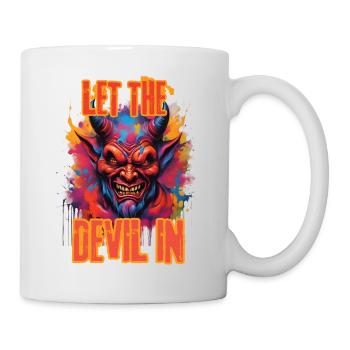 LET THE DEVIL IN. - Mug - white - Right