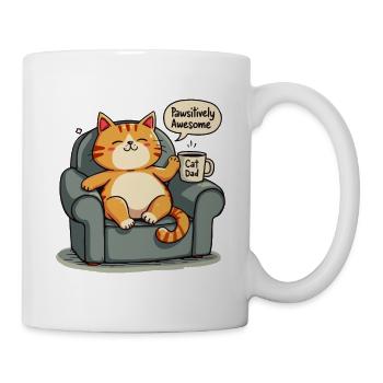 CAT DAD - Mug - white - Right