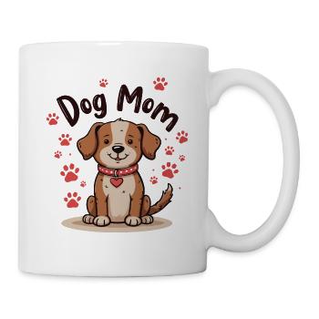 MAMAN CHIEN - Mug blanc - blanc - Droite