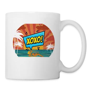 XOXO - Mug blanc - blanc - Droite