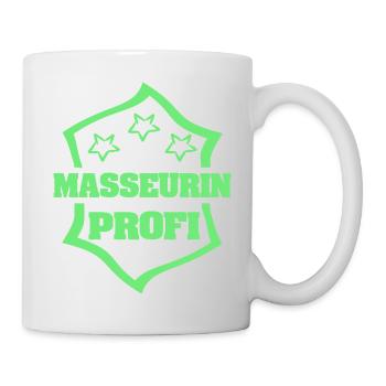 Beruf Masseurin - Tasse - Weiß - Rechts