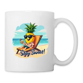 ANANAS - Mug blanc - blanc - Droite