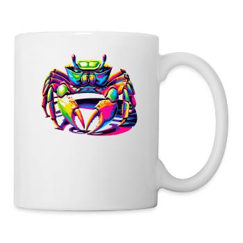 Colorful Pop Art Crab Crabs - Mug - white - Right