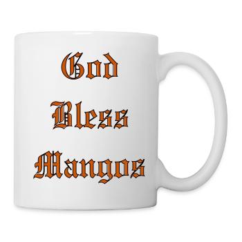 Que Dieu bénisse les mangues - Mug blanc - blanc - Droite