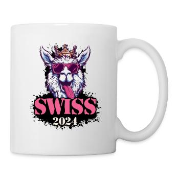 Suisse 2024 Alpaga Suisse - Mug blanc - blanc - Droite