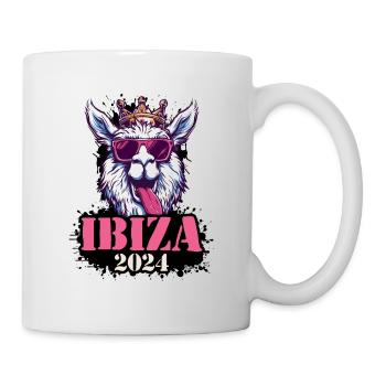 Ibiza 2024 Alpaka - Tasse - Weiß - Rechts