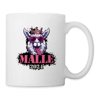 Malle 2024 Alpaka - Tasse - Weiß - Rechts