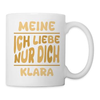 Geschenk für Klara - Tasse - Weiß - Rechts