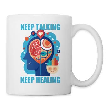 Depression Help - Mental Breakdown - Mug - white - Right