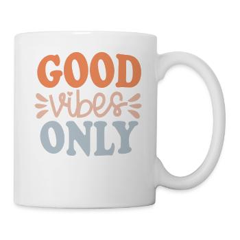 Nice Vibes Only - Tasse - Weiß - Rechts