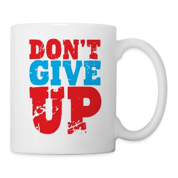 Don't Give Up - Mug - white - Right