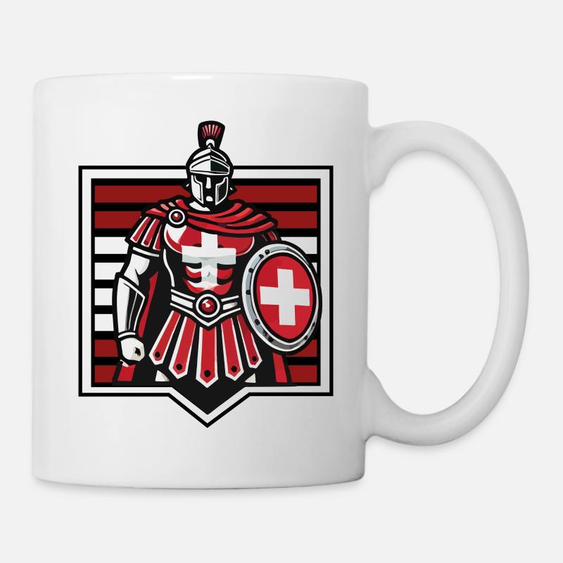 Gladiateur Suisse #2 - Mug blanc - blanc