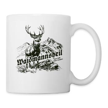 Waidmannsheil - Jagen heißt Natur bewahren - Tasse - Weiß - Rechts