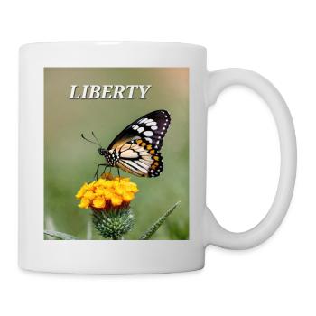 Butterfly in Bloom - Mug - white - Right