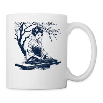 Sakura DJ Geisha - Mug - white - Right