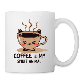 COFFEE IS MY SPIRIT ANIMAL - Mug - white - Right