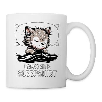 Werewolf Favorite Sleep - Tasse - Weiß - Rechts