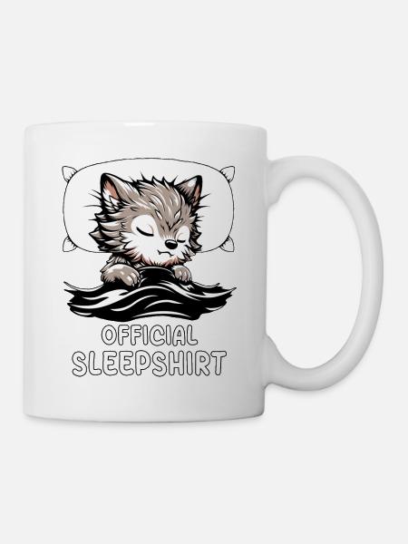 Werewolf Official Sleep - Tasse - Weiß
