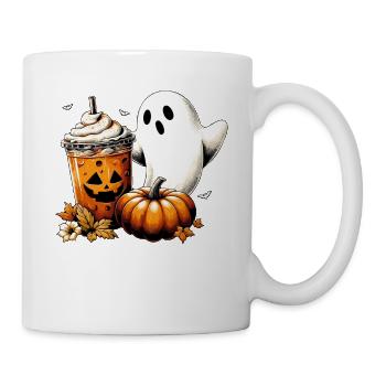 Vintage Ghost Pumpkin Spice - Mug - white - Right