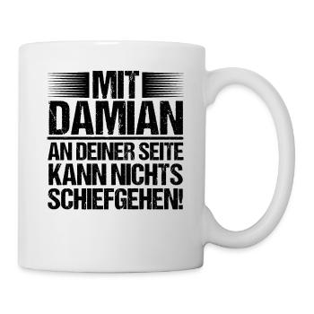 First name Damian - Mug - white - Right
