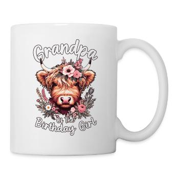 Grandpa Of The Birthday Girl - Mug - white - Right
