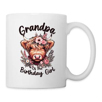 Grandpa Of The Birthday Girl - Mug - white - Right