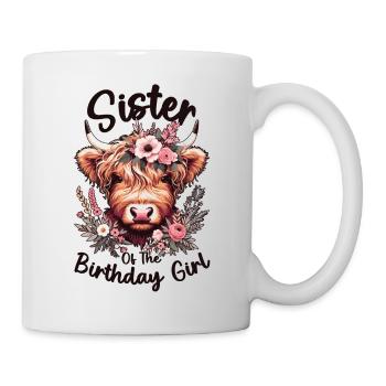 Sœur De La Fille D’anniversaire - Mug blanc - blanc - Droite