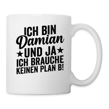 Prénom Damian - Mug blanc - blanc - Droite