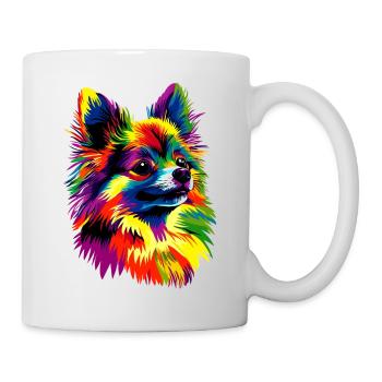 Pomeranian Pomeranian Pomeranian Pom Spitz Dog - Mug - white - Right