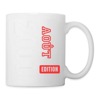 Cadeau d’anniversaire en édition limitée Août 2000 - Mug blanc - blanc - Droite