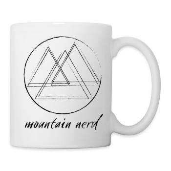Berge Nerd / Mountain Nerd - Mug - white - Right