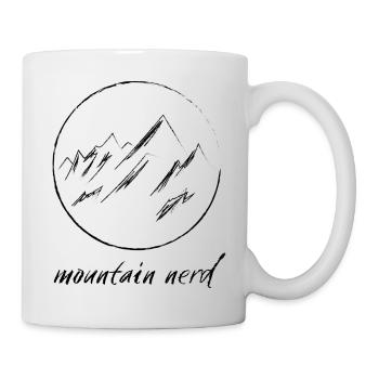 Berge Nerd / Mountain Nerd - Mug - white - Right