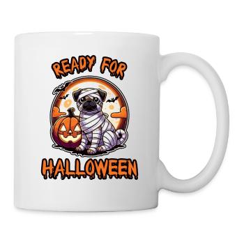 Ready for Halloween Funny Pug - Mug - white - Right