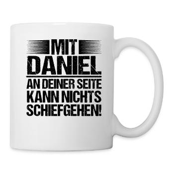 First name Daniel - Mug - white - Right