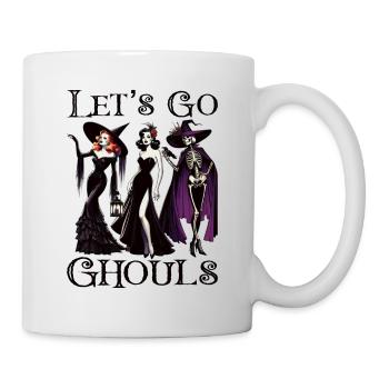 Halloween Witch Costume Witch Broom - Mug - white - Right
