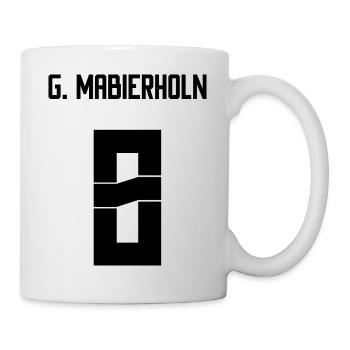 Deutschland Trikot - G. MaBierholn - Tasse - Weiß - Rechts