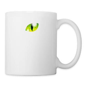 Eye Of The Liger - Lustiger Lion Tiger Hybrid Kreuzung - Tasse - Weiß - Rechts
