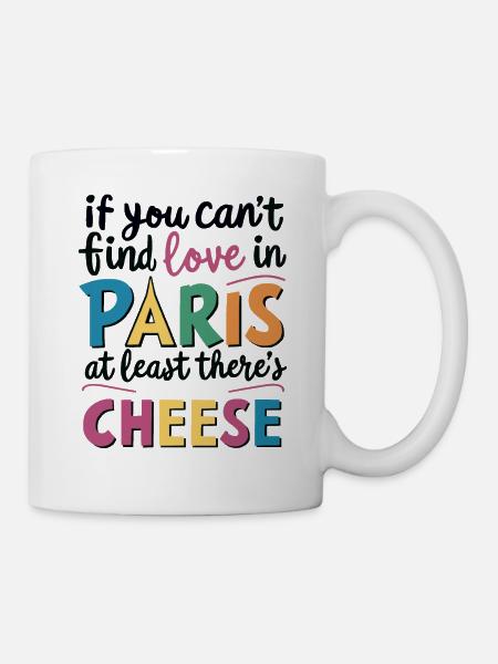 find love in paris - Mug blanc - blanc