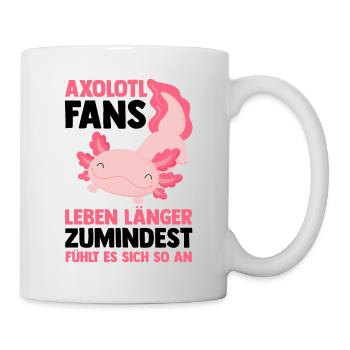 Axolotl - Tasse - Weiß - Rechts