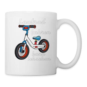 Je peux déjà faire du vélo d’équilibre - Mug blanc - blanc - Droite